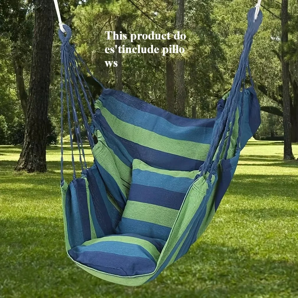 Canvas Hammock Chair – Indoor & Outdoor Hanging Swing
