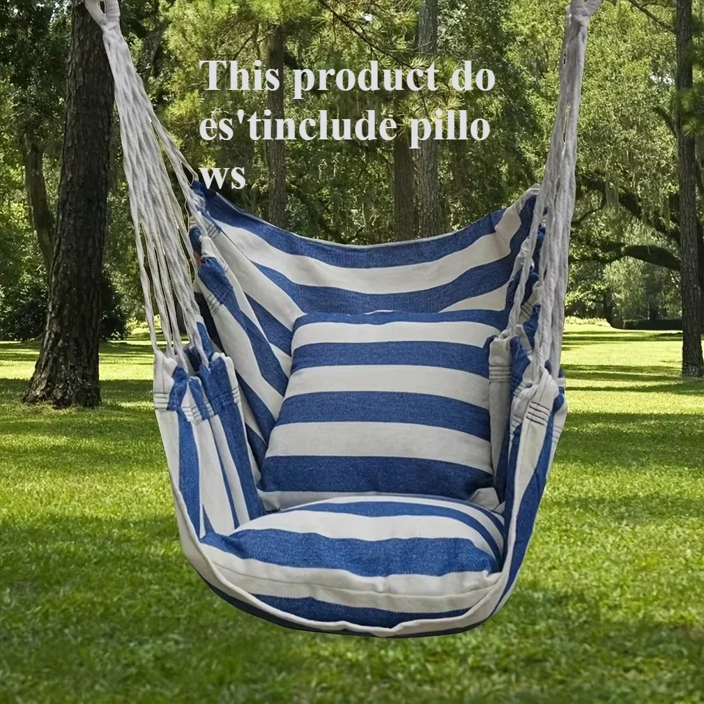 Canvas Hammock Chair – Indoor & Outdoor Hanging Swing