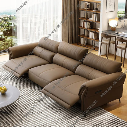 Luxury Electric Recliner Sofa Modern Minimalist Lounge Couch