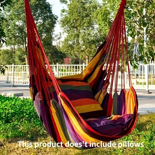 Canvas Hammock Chair – Indoor & Outdoor Hanging Swing