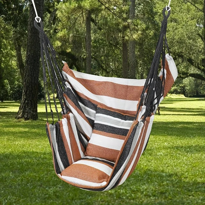 Canvas Hammock Chair – Indoor & Outdoor Hanging Swing