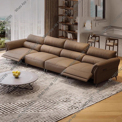Luxury Electric Recliner Sofa Modern Minimalist Lounge Couch