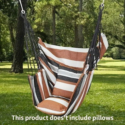Canvas Hammock Chair – Indoor & Outdoor Hanging Swing