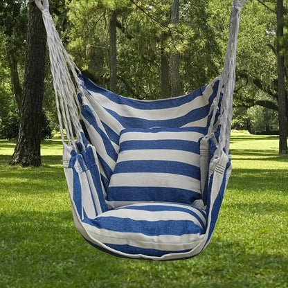 Canvas Hammock Chair – Indoor & Outdoor Hanging Swing